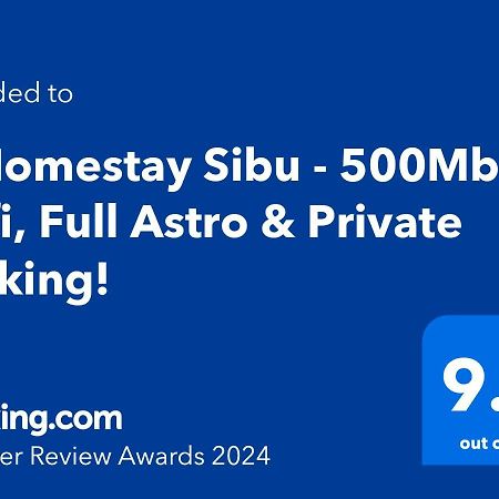 H Homestay Sibu - 1000Mbps 1Gbps Wifi, Astro & Auto Gate Parking Semi Detached House! Buitenkant foto